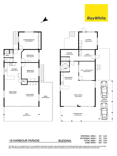 19 Harbour Parade, Buddina, QLD 4575, 4房, 2浴, House