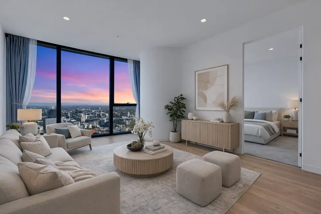 Melbourne 2部屋 Luxury Living in Sapphire by the Gardens