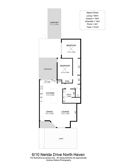 6/10 Nerida Drive, North Haven, SA 5018, 2 slaapkamers, 1 badkamers, Unit