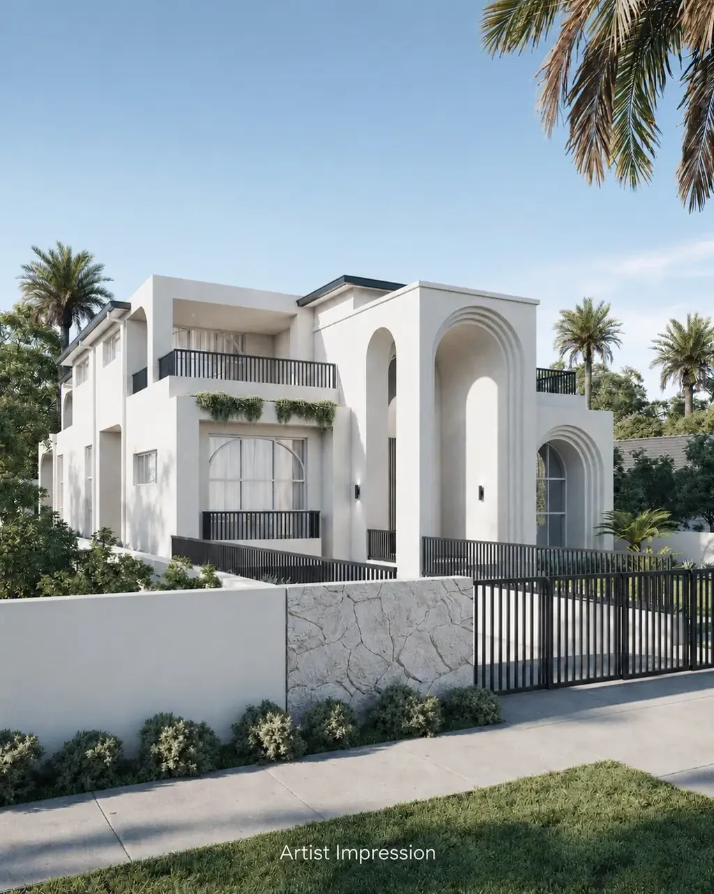 Belfield 2房 获得开发许可的三层豪华住宅，带全尺寸地下室和电梯 DA-approved tri-level luxury home with full-size basement and lift