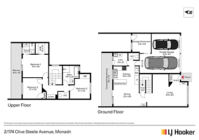 2/174 Clive Steele Avenue, Monash, ACT 2904, 3房, 2浴, Townhouse