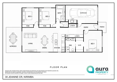 30 Jeanine Crescent, Nirimba, QLD 4551, 3 રૂમ, 2 બાથરૂમ, House