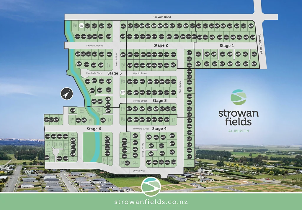 Ashburton Strowan Fields Subdivision - Titles issued