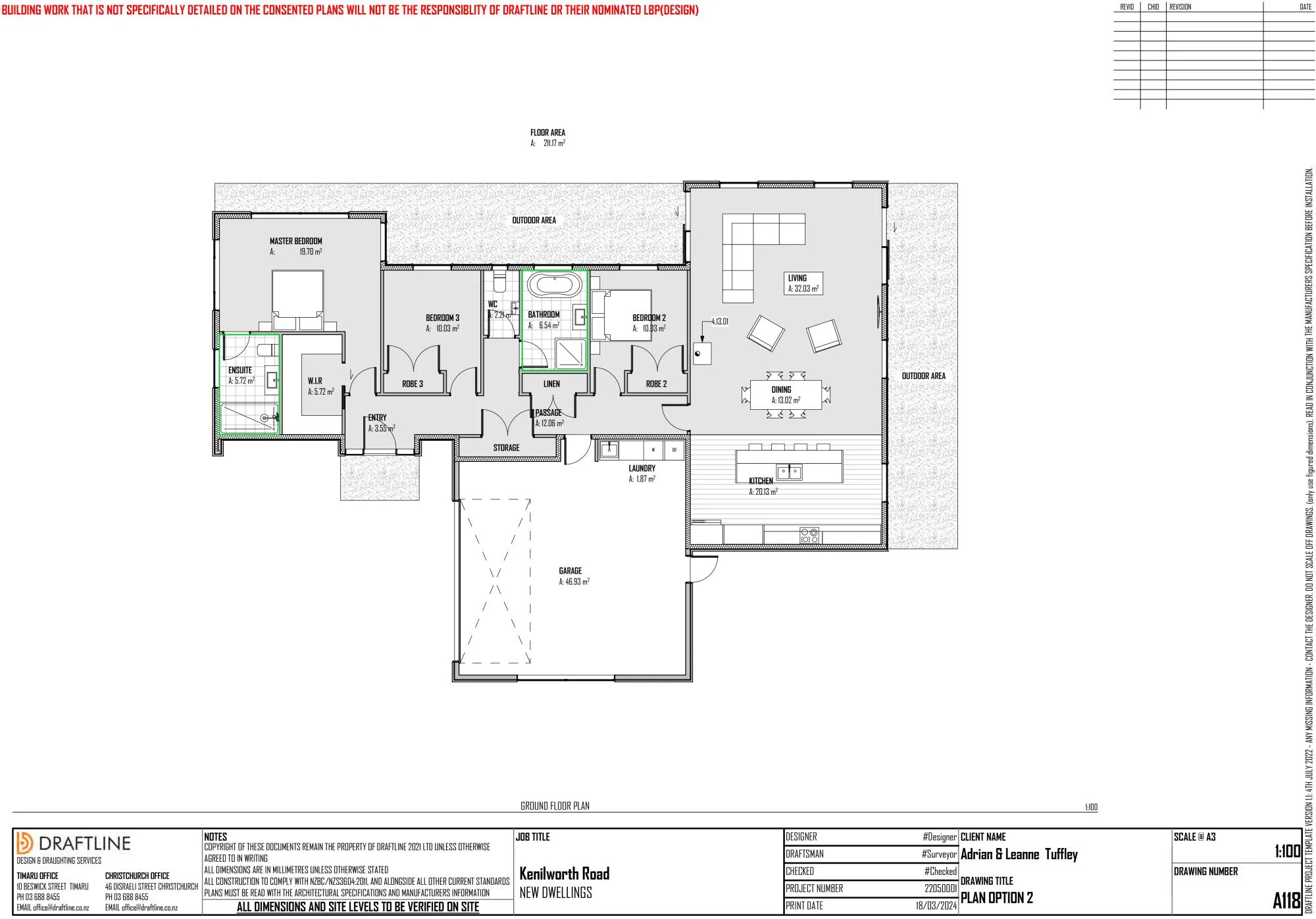 10, 14,18 & 20 Tui Lane, Oamaru North, Waitaki, 3 Bedrooms, 2 Bathrooms, House