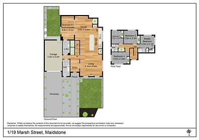 1/19 Marsh St, Maidstone, VIC 3012, 4 chambres, 2 salles de bain, Townhouse