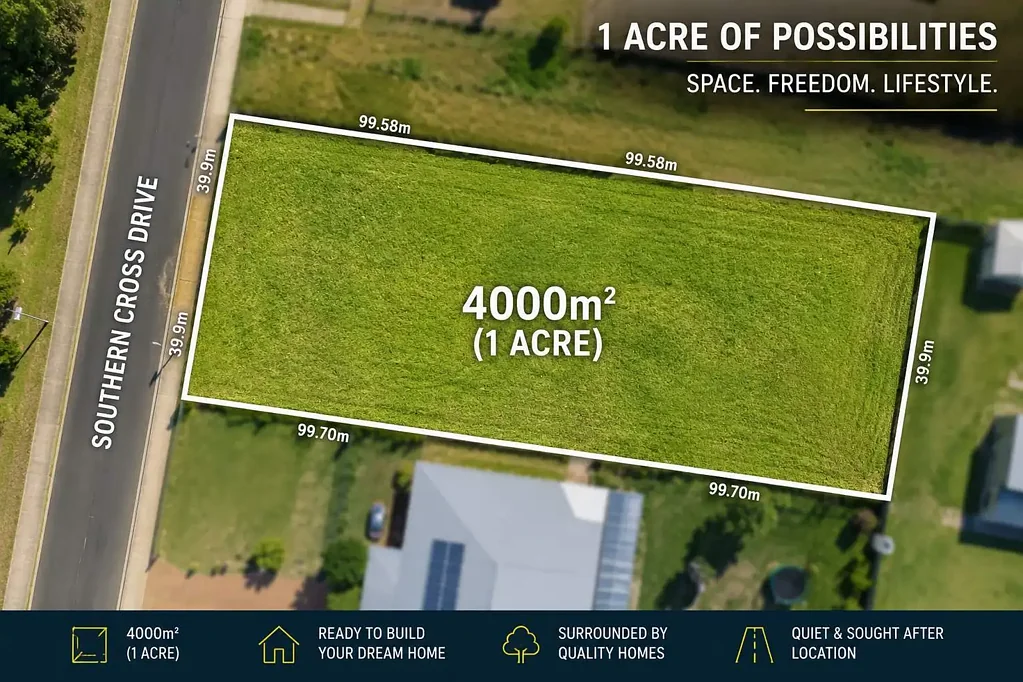 Dalby Build Your Dream Lifestyle on a Rare 1-Acre Block