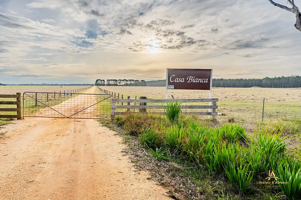 Giffard West  "Spanish Mission‑Style Farm Estate on 122 Acres in Giffard West"