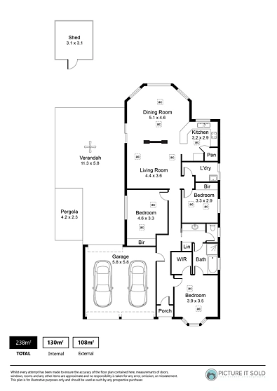 Plano ng Bahay - 8 Arcadia Drive, Smithfield, SA 5114