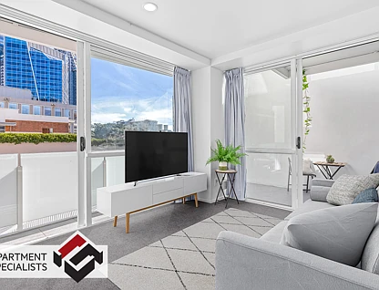 10 Waterloo Quadrant, Auckland Central, Auckland City, 2 રૂમ, 1 બાથરૂમ, Apartment