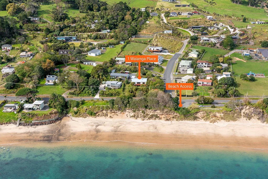 Omapere 3chambre COASTAL CHARM MEETS SPACIOUS FAMILY LIVING