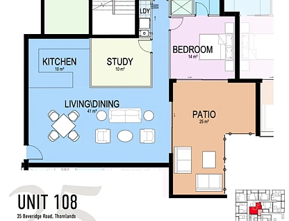 Lot 1/35 Beveridge Road, Thornlands, Redland City Region, 1 rūma, 1 rūma horoi, Unit