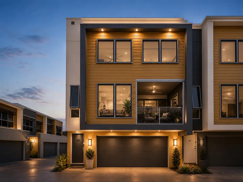 Carrara 2房  Modern Townhouse in Emerald Lakes Carrara - Hilltop Residences | 2 Bed, Double Garage, Low Body Corp
