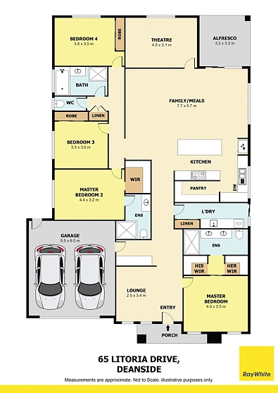 65 Litoria Drive, Deanside, VIC 3336, 4 slaapkamers, 3 badkamers, House