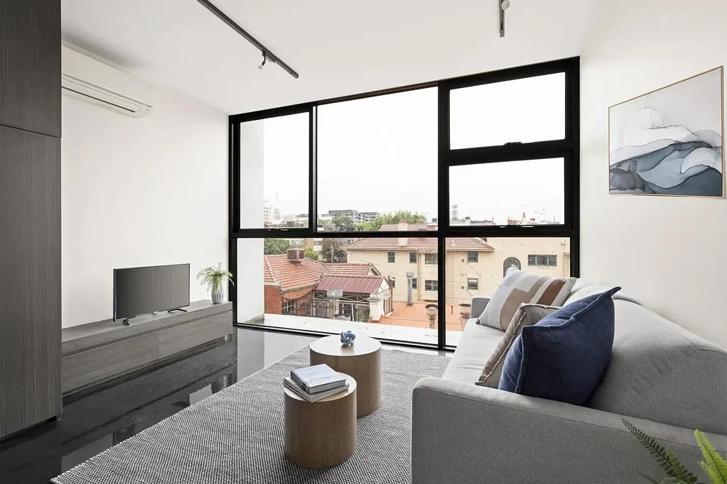 St Kilda 1chambre Penthouse Living with Private Rooftop Terrace