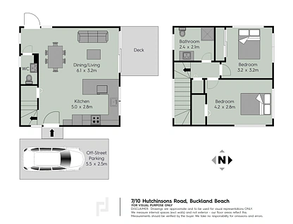 Lots 1,7&8/10 Hutchinsons Road, Bucklands Beach, Manukau City, Auckland, 2房, 1浴, 城市屋