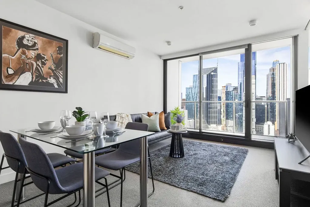 Melbourne 2chambre Stylish 2 bedroom CBD living with Car Park & Resort-Style Amenities