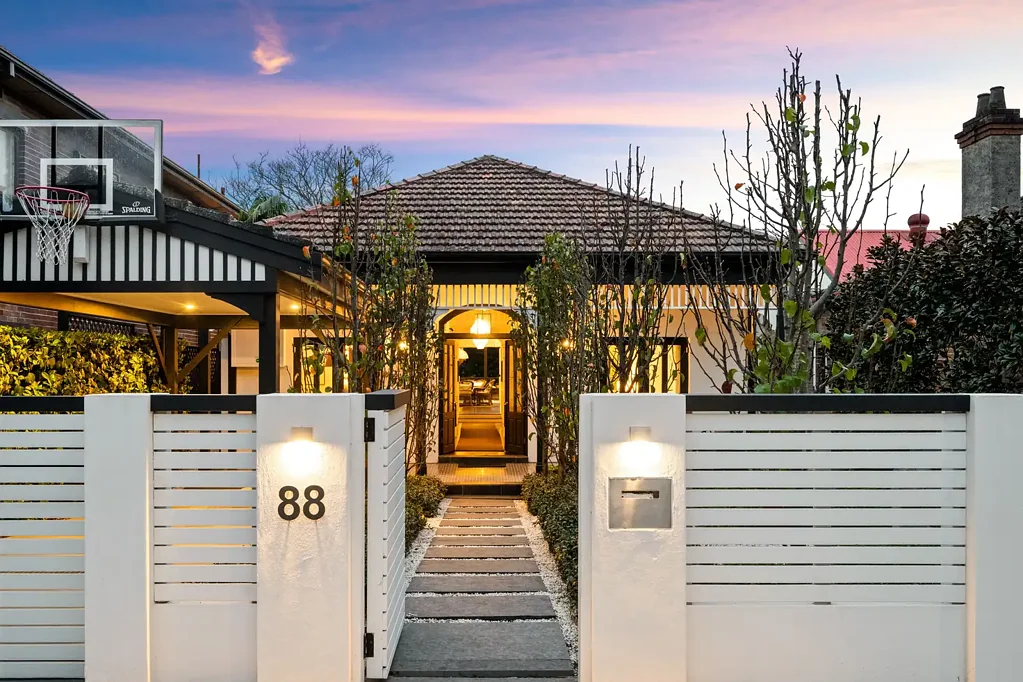 Mosman 4 Bedroom A designer transformation of timeless glamour - level lawn and pool