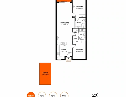 10/466 Pulteney Street, Adelaide, Adelaide CBD, 2 habitaciones, 2 baños, Apartment