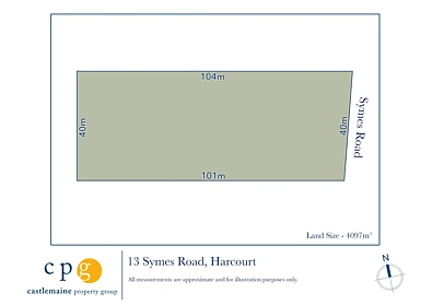 13 Symes Road, Harcourt, VIC 3453, 0 habitaciones, 0 baños, Section