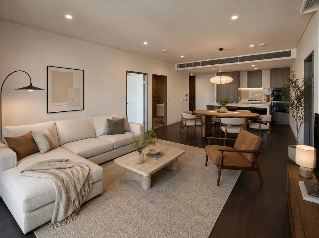 Brand New 2 bedroom with Harbour Bridge View two car space