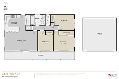 135 Main Road, Luggate, Wanaka, Queenstown-Lakes District, 3 habitaciones, 1 baños, House