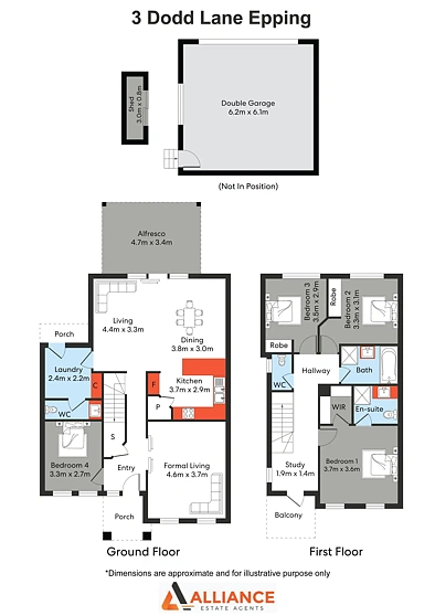 3 Dodd Lane, Epping, VIC 3076, 4 침실, 2 욕실, House