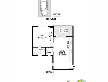 5/134-136 Woodville Rd,, Merrylands, Parramatta (Northwest suburbs), 1 ห้องนอน, 1 ห้องน้ำ, Apartment