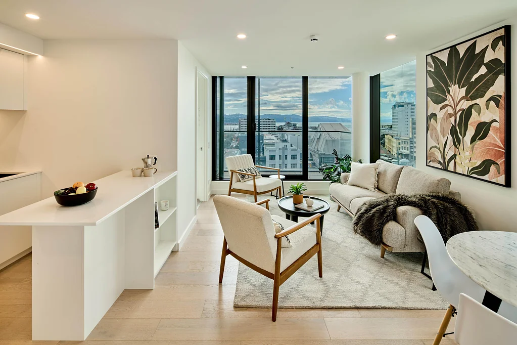 Te Aro 2房  Modern & Brand New – City Living at Its Best