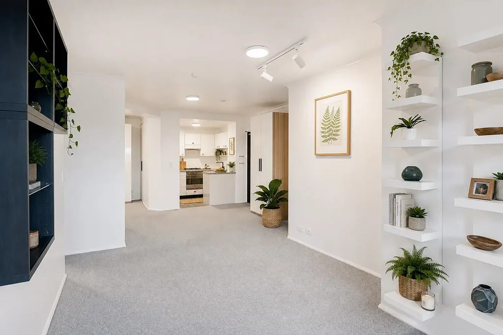 One Bedroom + Home Office / Dressing Room + AC and so much more!
