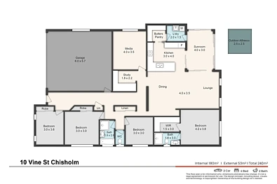 10 Vine Street, Chisholm, NSW 2322, 4 habitaciones, 2 baños, House