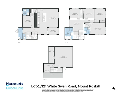 Lot 1/121 White Swan Road, Mount Roskill, Auckland City, 5 Schlafzimmer, 3 Badezimmer, House