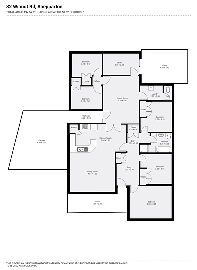 82 Wilmot Road, Shepparton, VIC 3630, 5 slaapkamers, 1 badkamers, House
