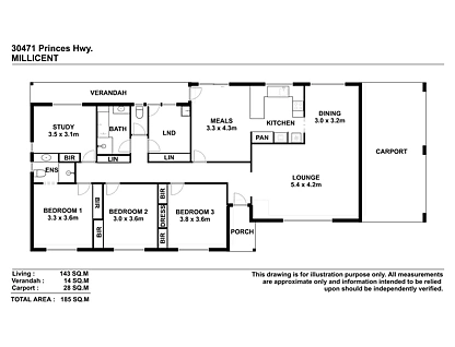 30471 Princes Highway, Millicent, SA 5280, 4 ਕਮਰੇ, 2 ਬਾਥਰੂਮ, House