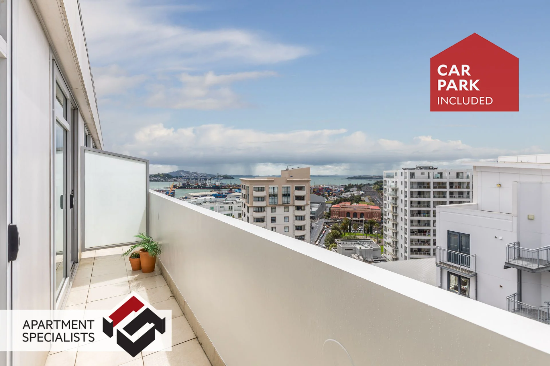 Auckland Central 1房  You want a Car Park with those Views?