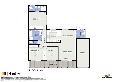 20/24 Riverview Street, Emerald, QLD 4720, 3房, 2浴, Unit