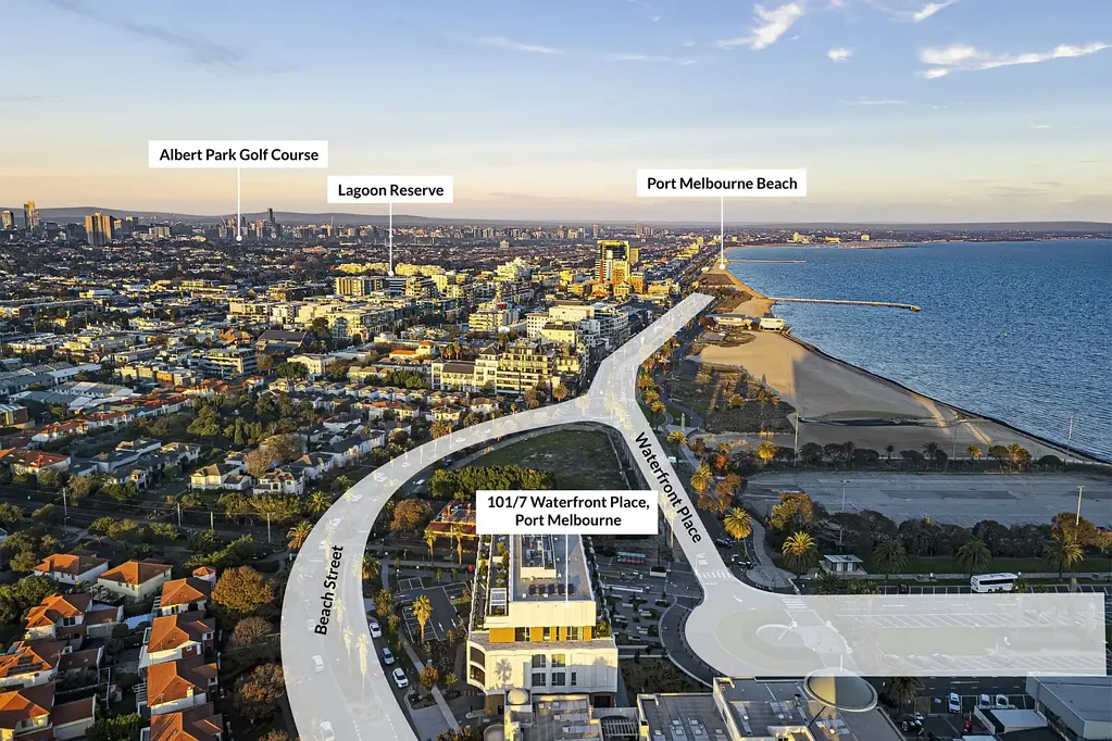 Port Melbourne 3chambre 103 Beach Street - Luxury Living with Stunning City Views