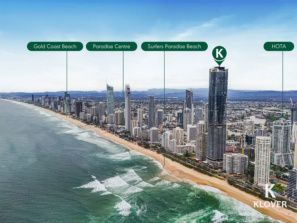 Surfers Paradise 2房  🌊 Luxury Sky Residence with Uninterrupted Ocean & City Views