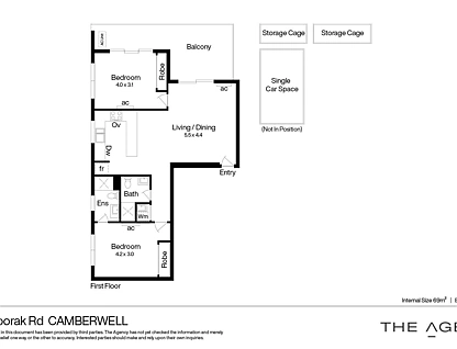 102/891 Toorak Road, Camberwell, Inner East Melbourne, 2 રૂમ, 2 બાથરૂમ, Apartment