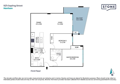 Plano ng Bahay - 10/4 Sapling Street, Harrison, ACT 2914