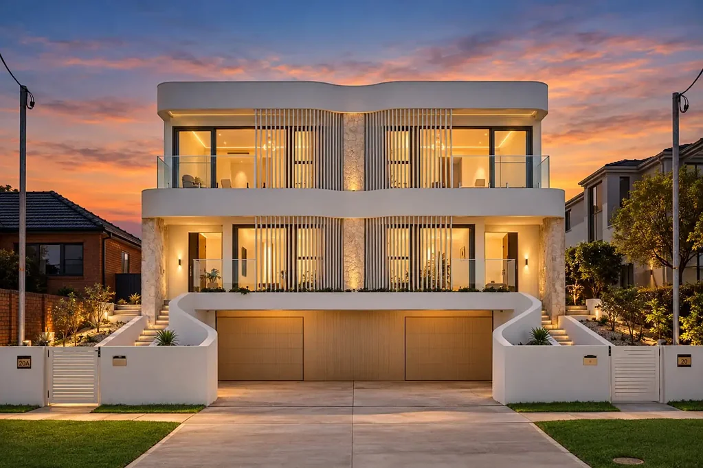 Chifley 4कमरा Brand New Luxury Family Residence with City Views, Multiple Living Zones & Heated Plunge Pool