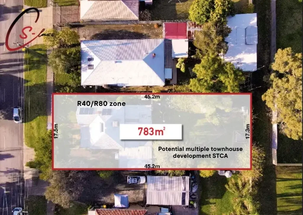 Cannington 3ห้องนอน Strategic 783m² Development Site – Double-Storey Townhouses Potential (STCA)