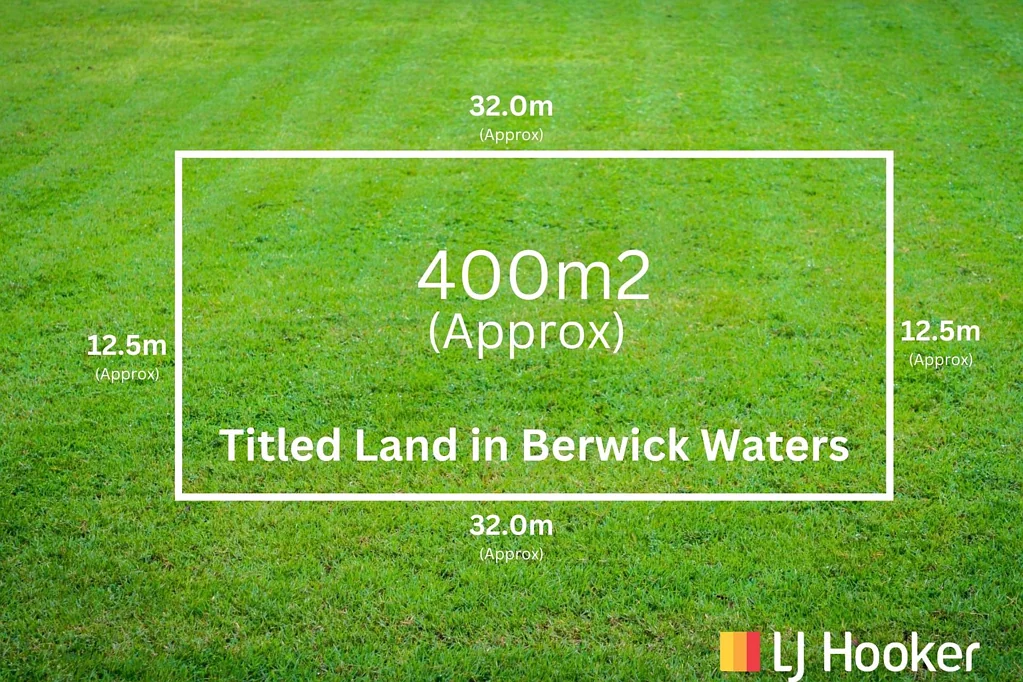 Clyde North LAND OPPORTUNITY IN BERWICK WATER ESTATE!!