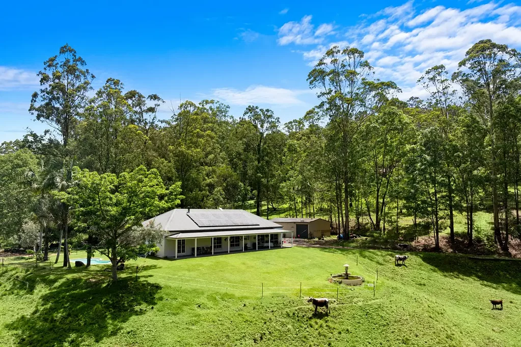 Kyogle Ideal Hobby Farm. 63-acres, Creek Frontage, Beautiful home.