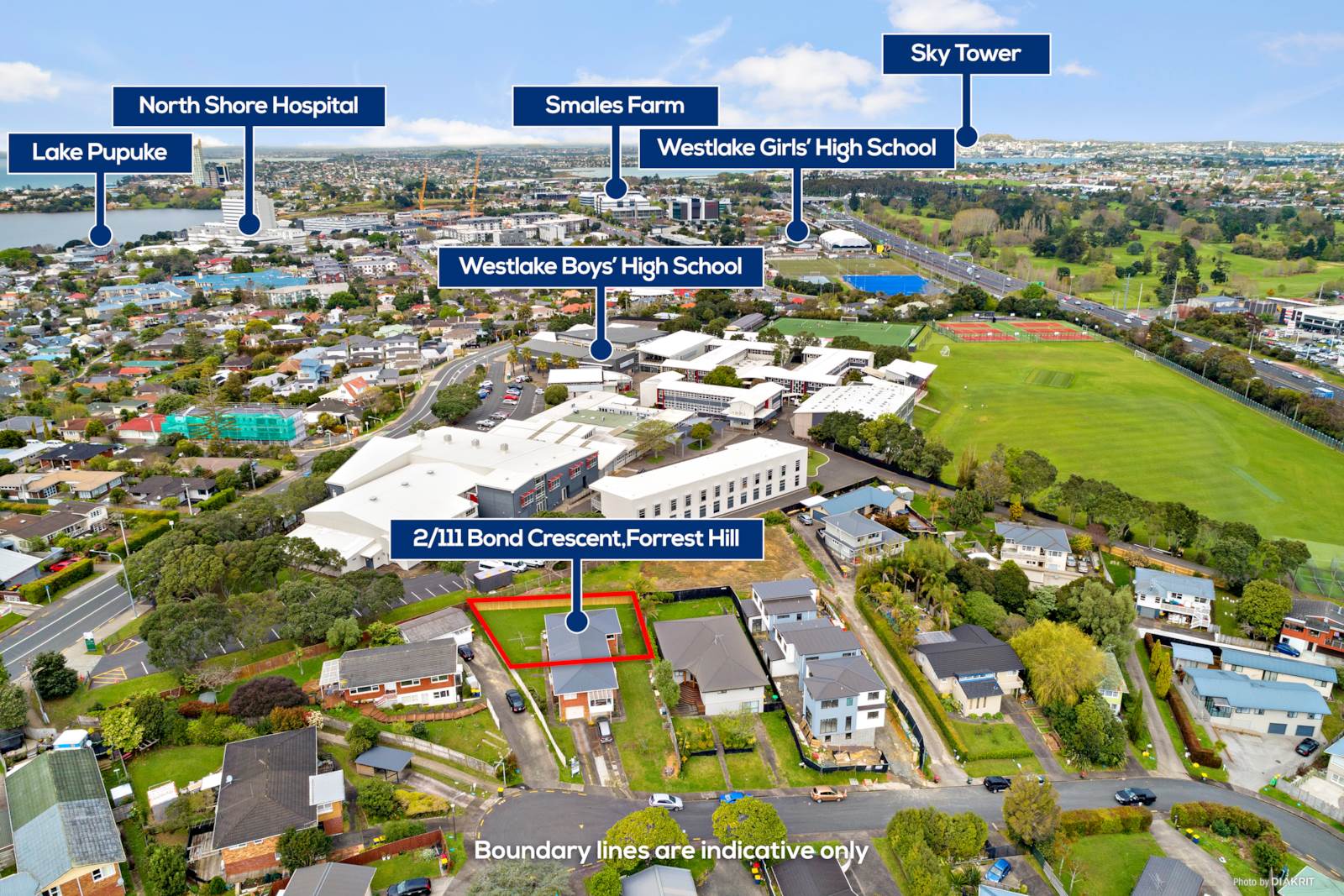 2/111 Bond Crescent, Forrest Hill, Auckland - North Shore, 2房, 1浴