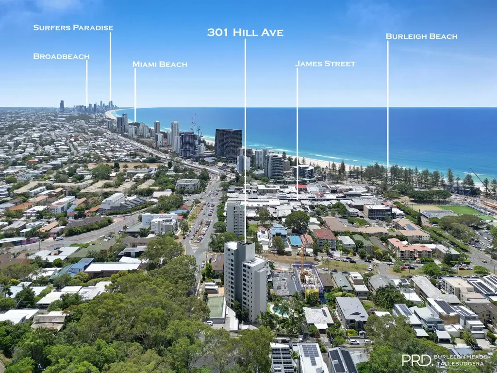 Burleigh Heads 2Phòng ngủ Elevated Burleigh Hill Apartment with Ocean Views