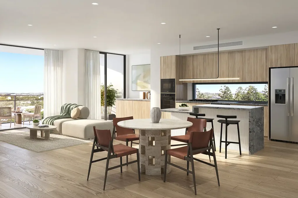 Bondi Junction 3房 精品整层住宅 8套珍藏 Bondi Junction中心 Miele厨房电器 石材台面 高天花板 落地玻璃窗 宽敞阳台 设计师浴室 地下停车场 低维护豪华 THE WAVERLEY - 8 Whole Floor Residences