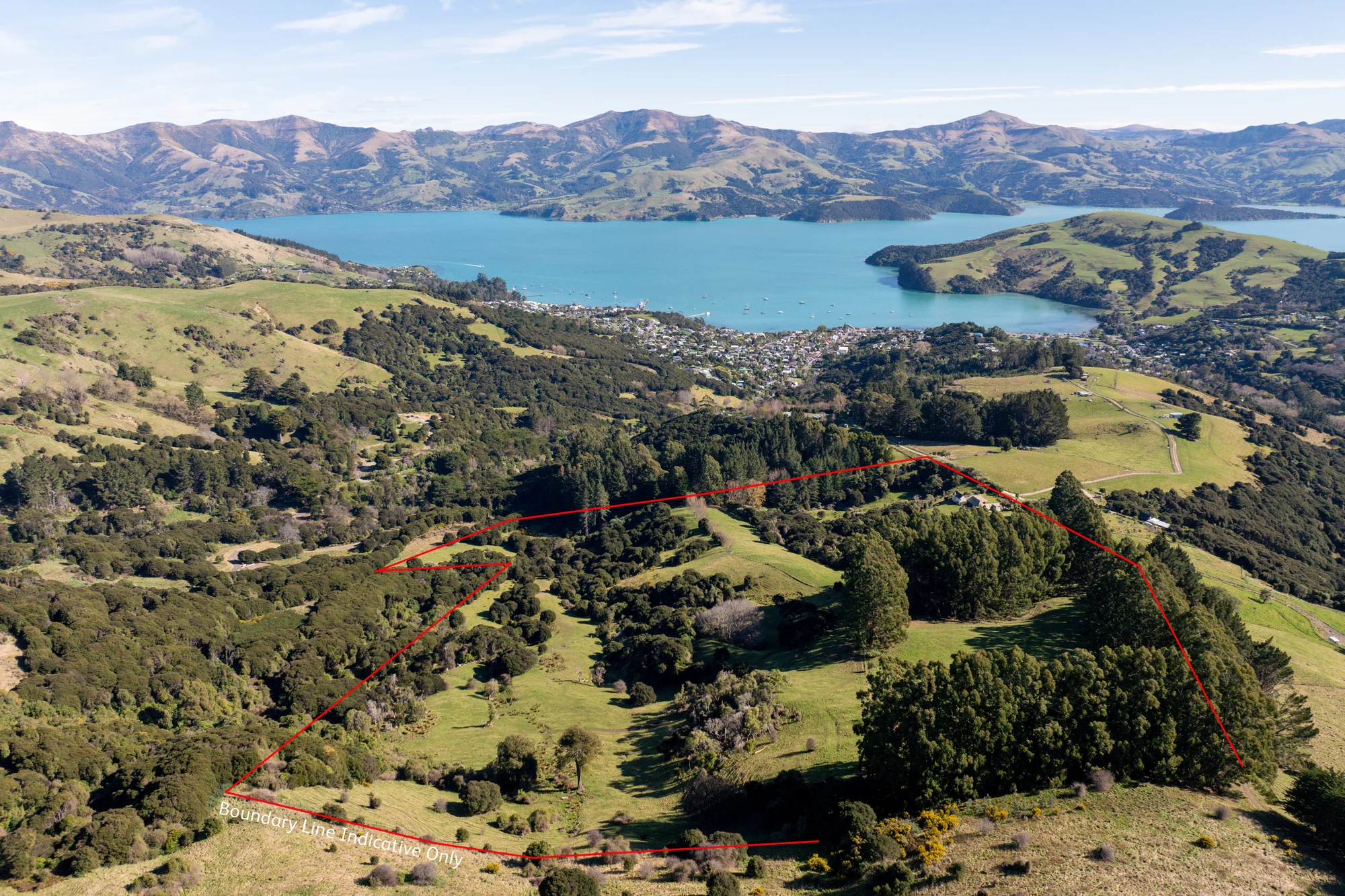 Akaroa 3બેડરૂમ 16.19ha of tranquillity above Akaroa