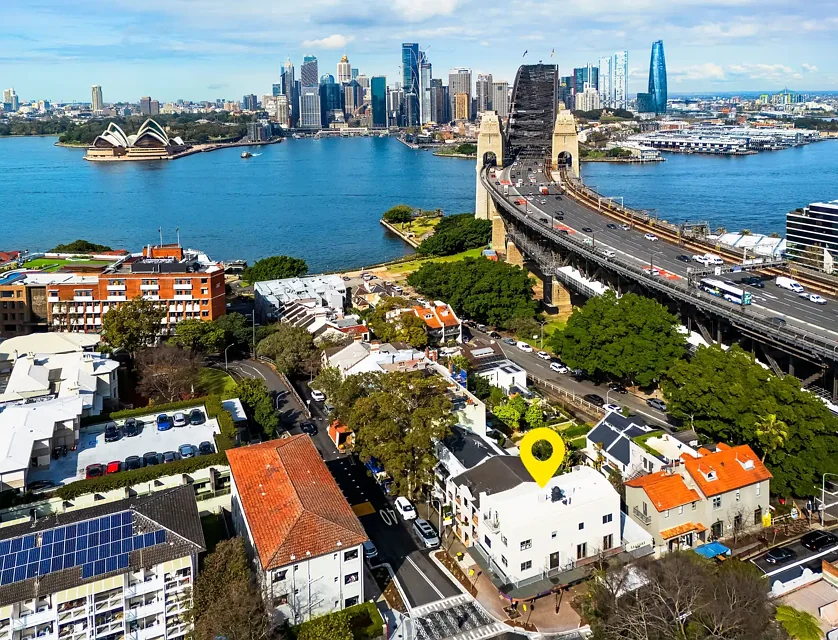 201/31A Fitzroy Street, Kirribilli, NSW 2061, 2房, 1浴, Apartment