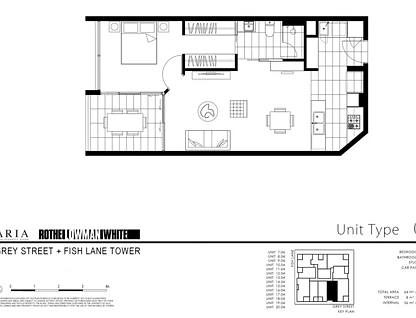 ID:21155845/77 Grey Street, South Brisbane, Brisbane - Inner City Region, 1部屋, 1バスルーム, Unit