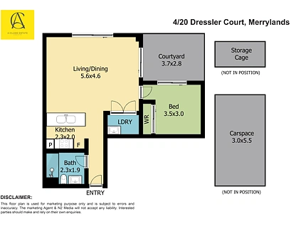 4/20 Dressler Court, Merrylands, Parramatta (Northwest suburbs), 1 chambres, 1 salles de bain, Apartment